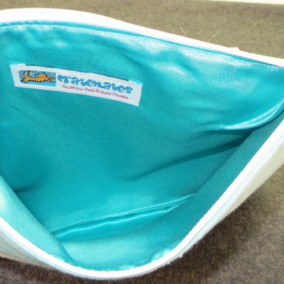 Large Makeup Bag Storage Pouch Cosmetic Tote Zippered Lingerie Travel Kit NWT - Picture 5 of 7